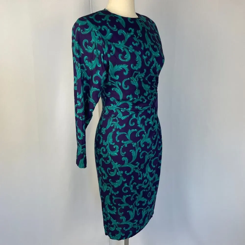 Vintage dress purple